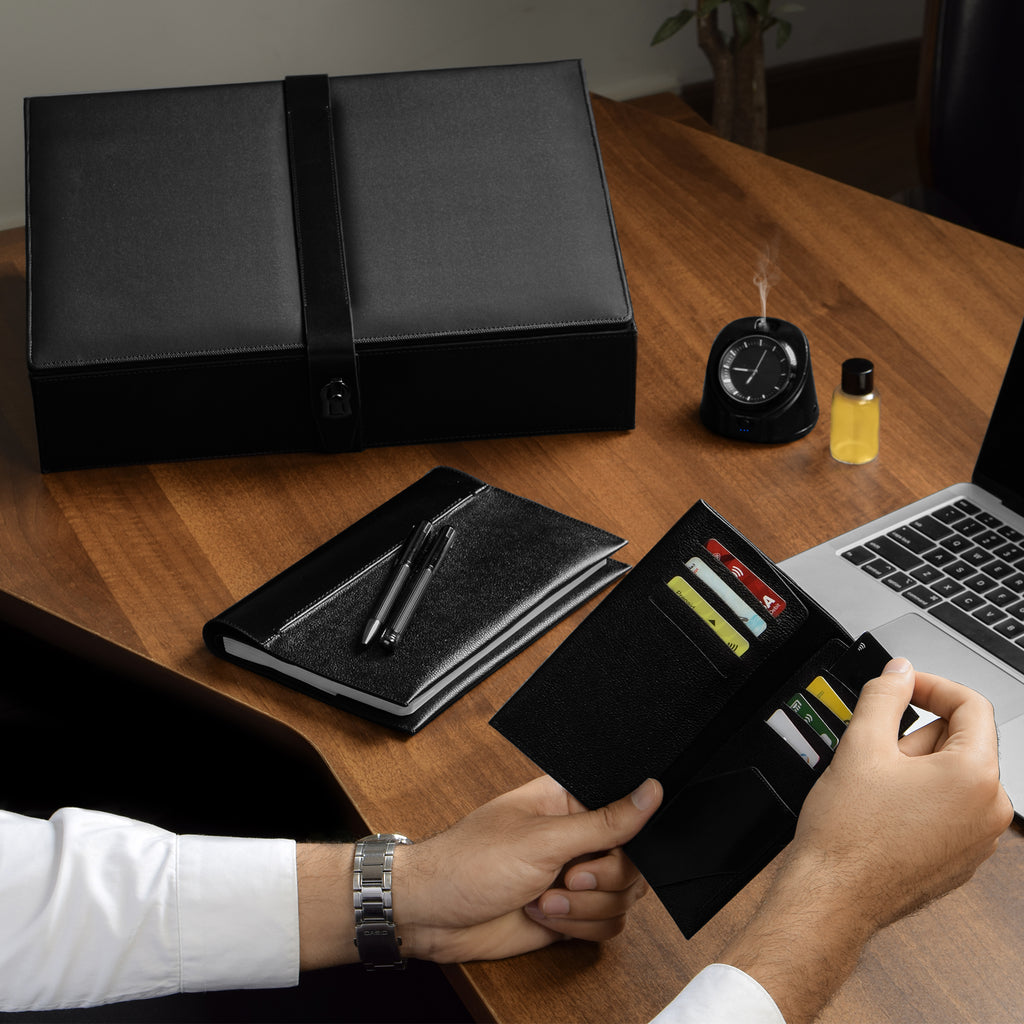 Sophistication meets functionality in one luxury box."